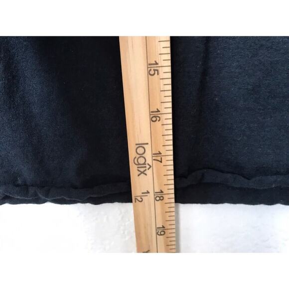 Fashion Nova Size XL Property Of Nobody Top Black Cropped Short Sleeve Boxy Tee - Picture 7 of 7